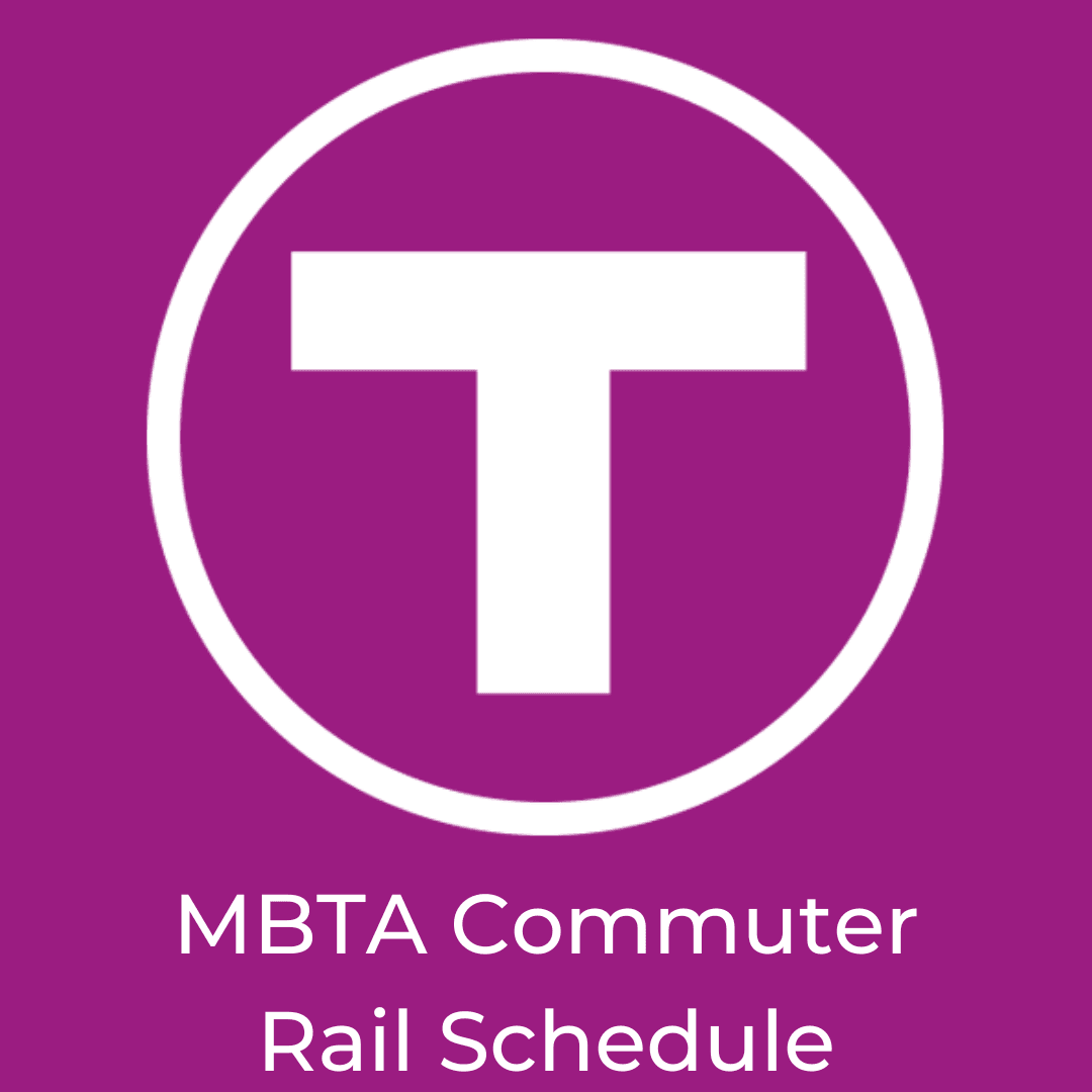MBTA Commuter Rail Schedule