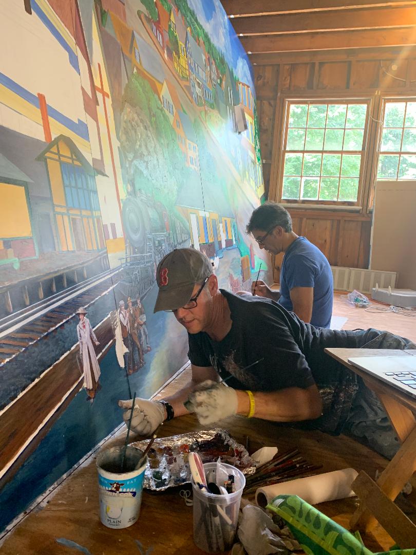 Mural Progress 8-25-22