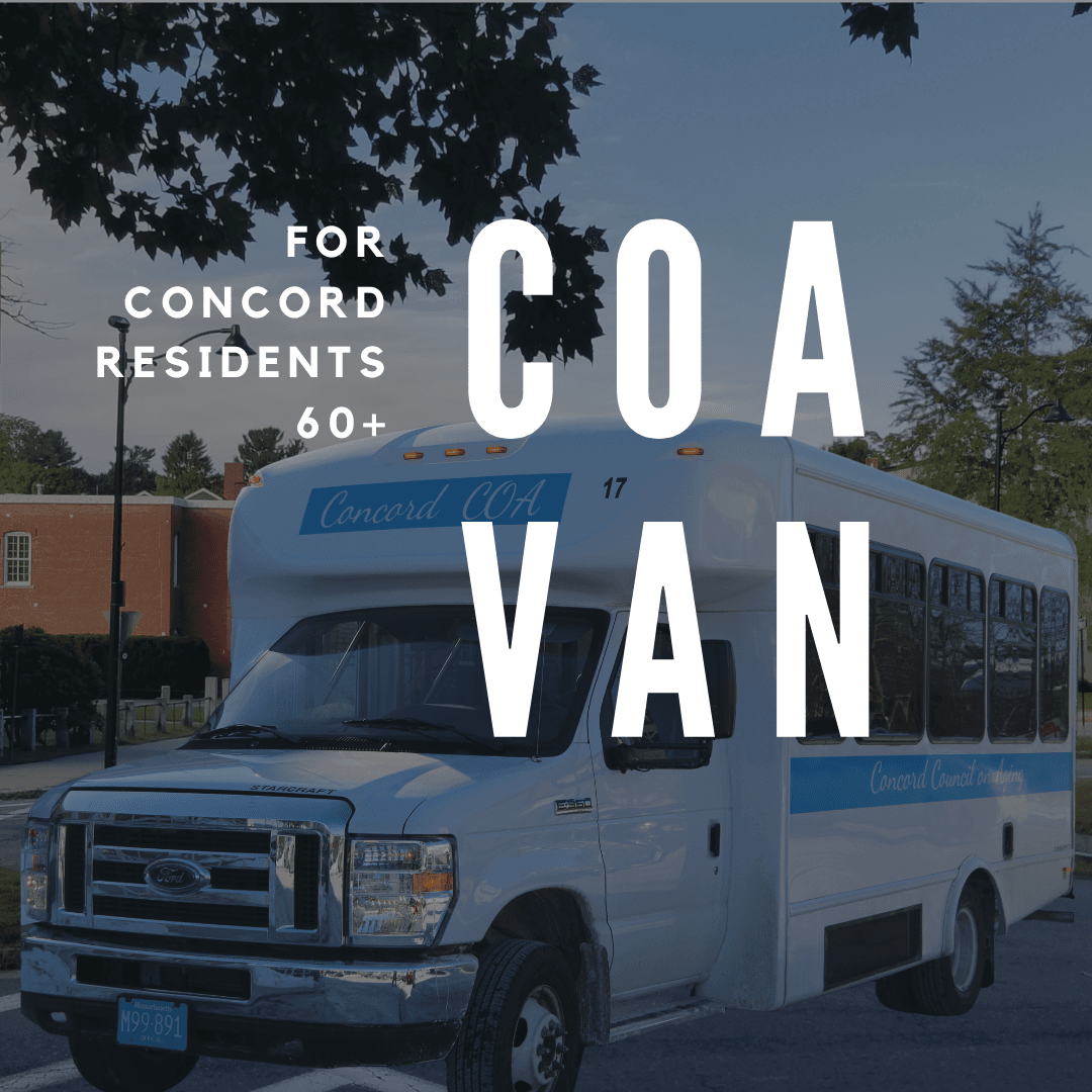 Image of COA Van, for Concord residents 60+