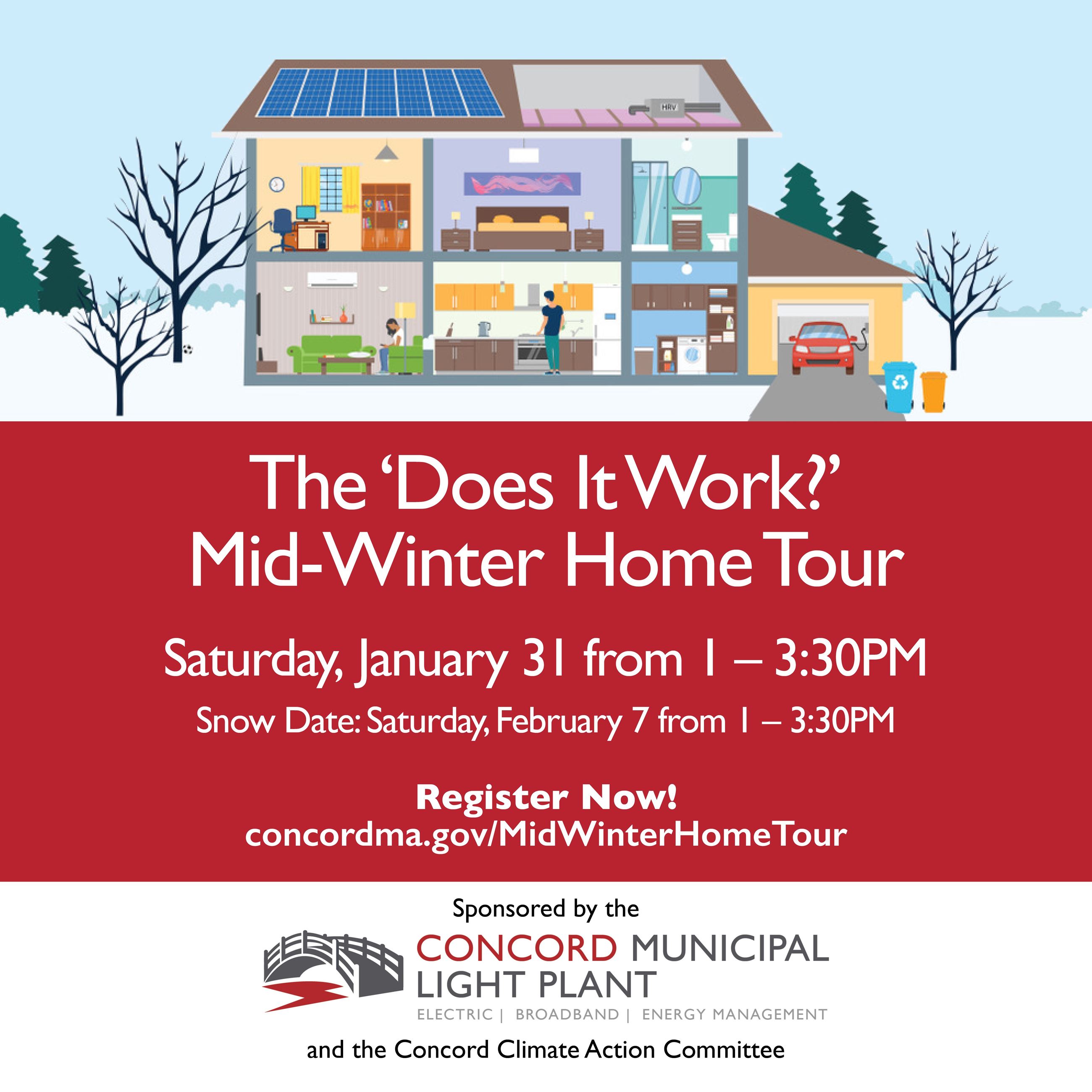 Energy Efficient Home Tour - Jan. 31 1-3:30 PM