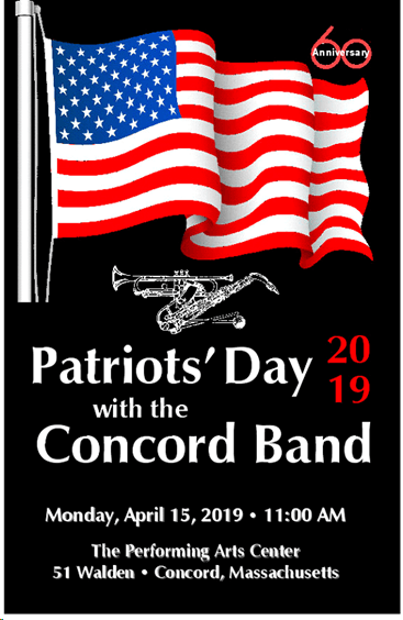 Concord Band Patriots Day 2019