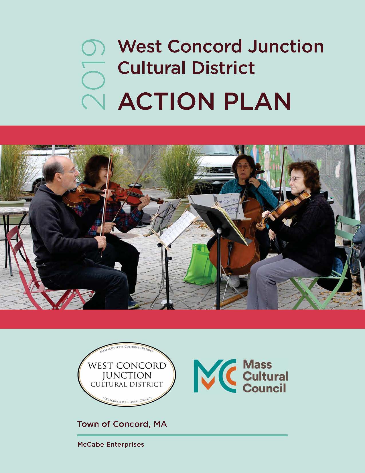 West Concord Junction Cultural District Plan Cover Opens in new window