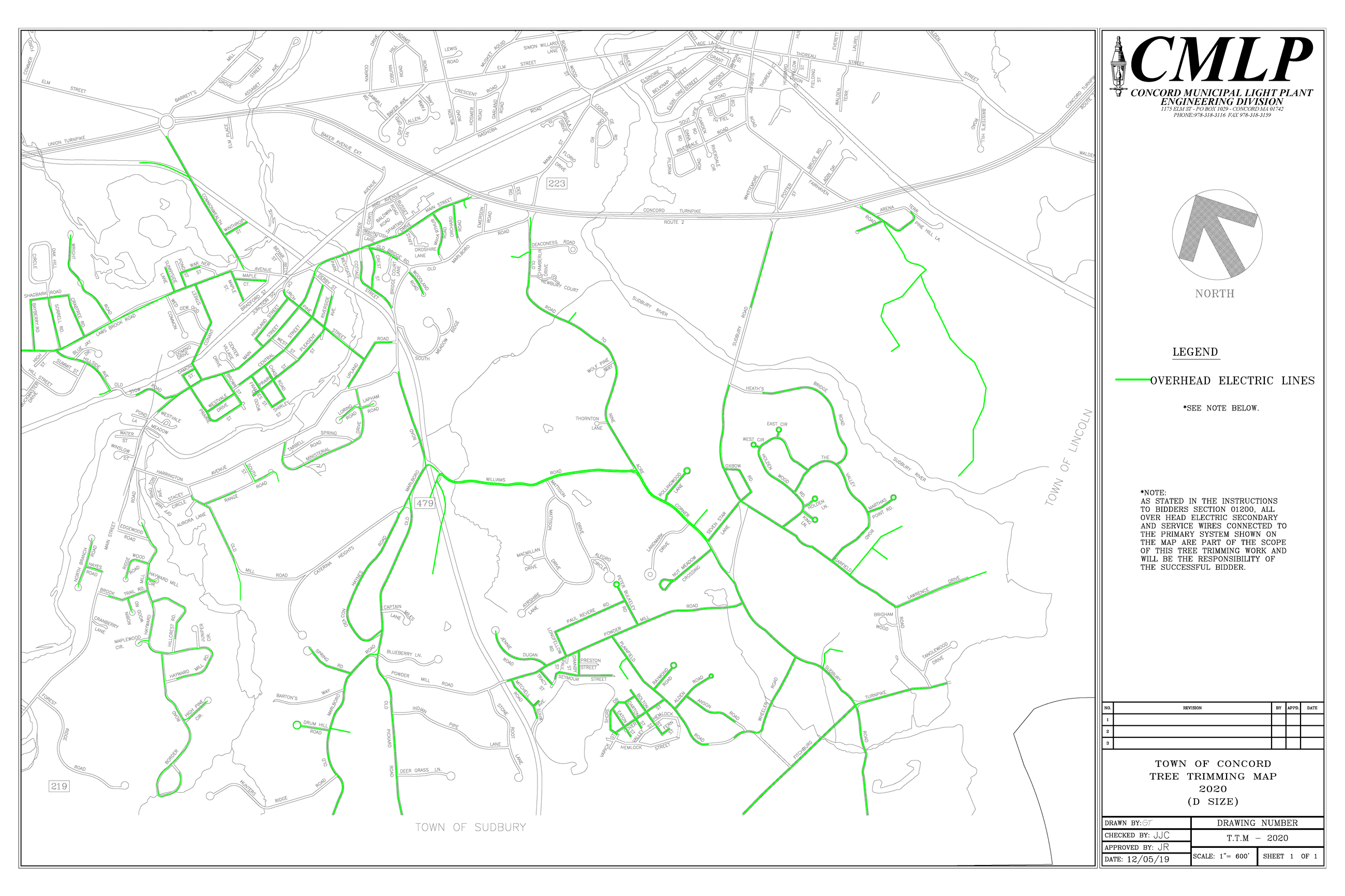 CMLP Tree Trimming Map 2020