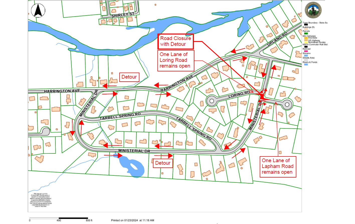 Ministerial Drive Detour